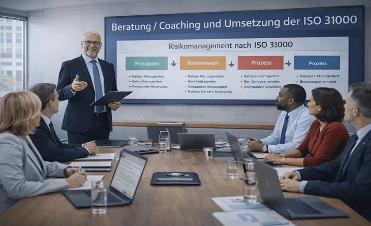 Beratung / Coaching und Umsetzung ISO 31000 bis zur Zertifizierung